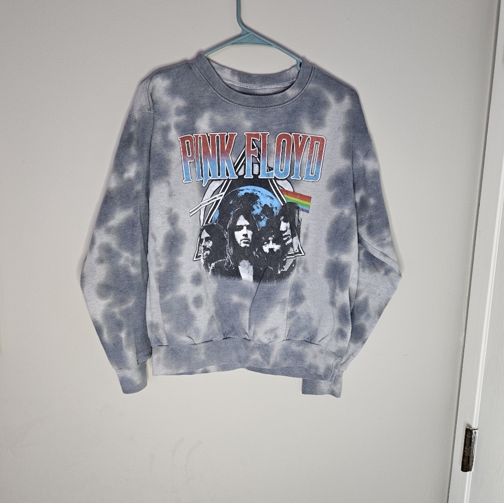 Pink Floyd band member tie dye sweatshirt